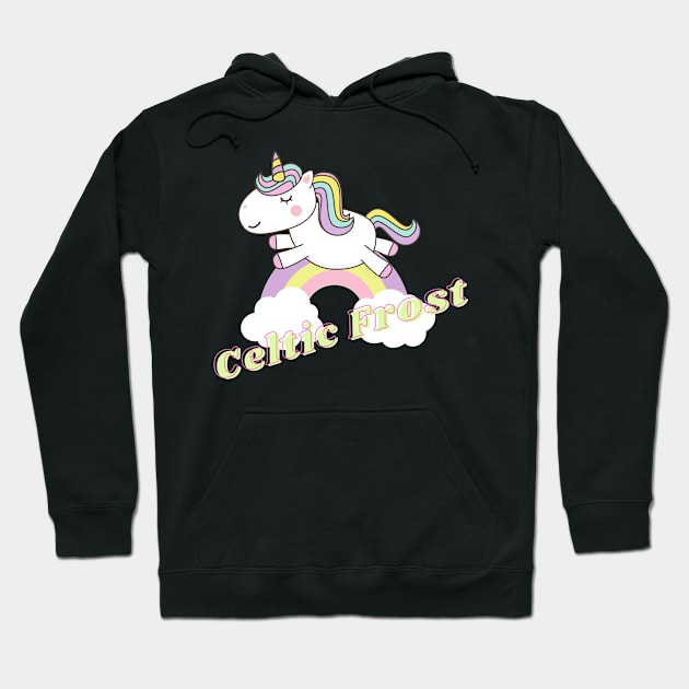 celtic frost ll unicorn Hoodie by j and r